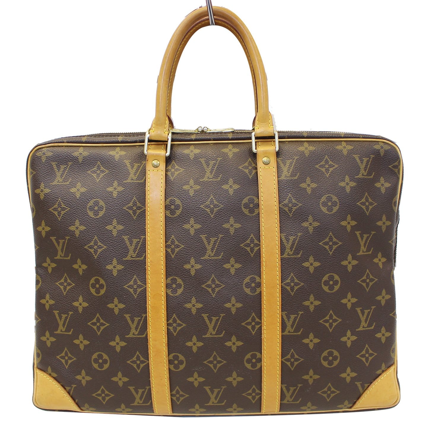 Louis Vuitton Porte-Documents Voyage Leather Briefcase