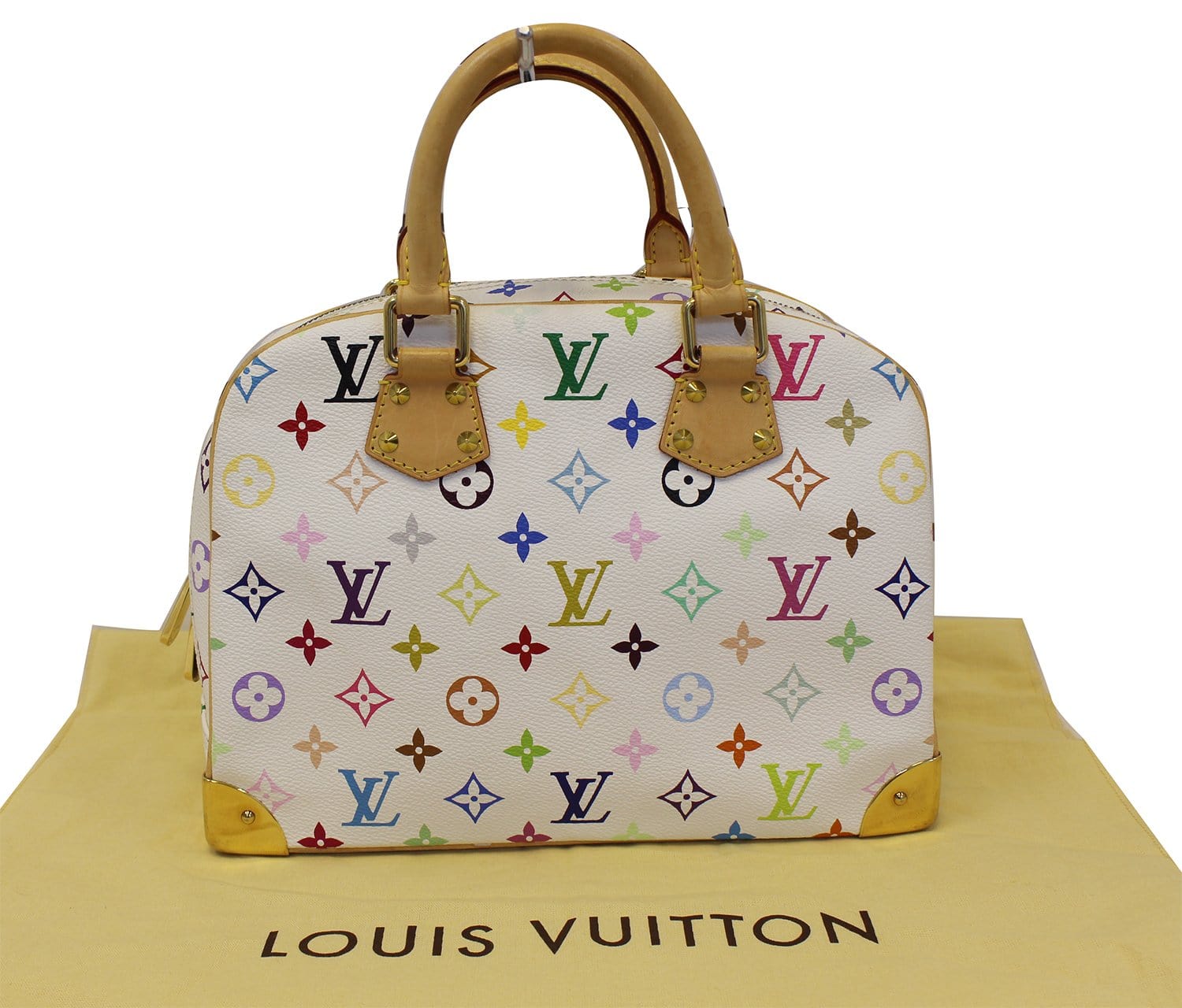 Louis Vuitton Vintage Multicolor White Tote – STYLISHTOP