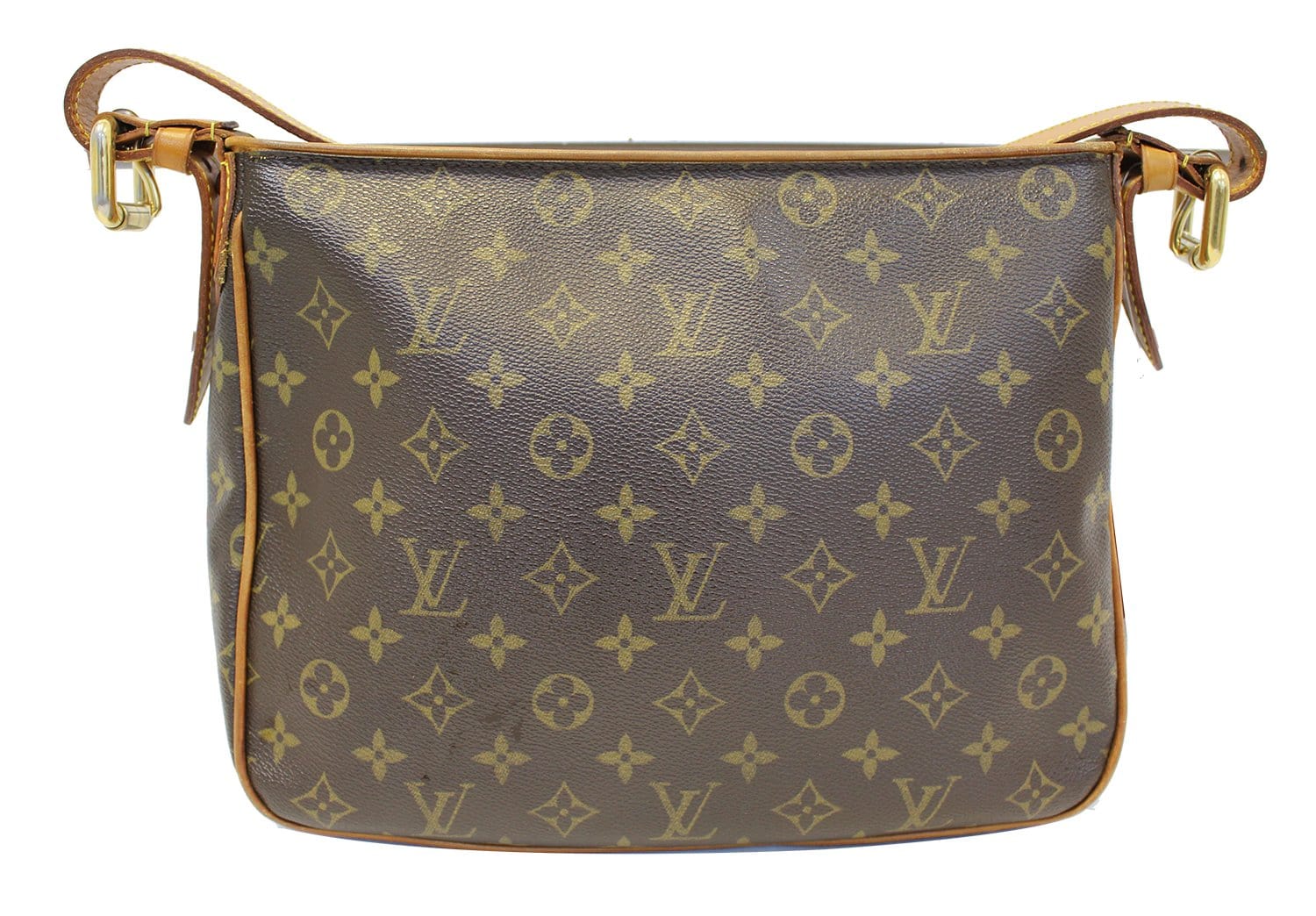 Louis Vuitton, Bags, Authentic Louis Vuitton Monogram Hudson Gm Shoulder  Bag Brown Signature