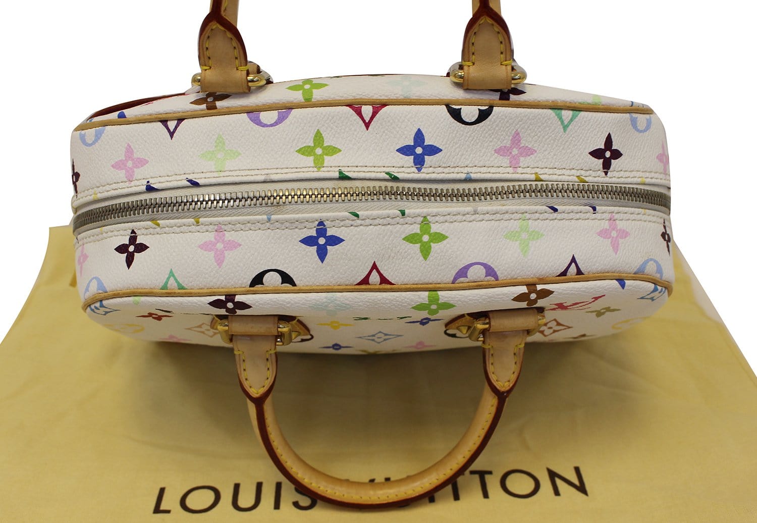 Louis Vuitton Monogram Multicolor Trouville Satchel 40lk811s at