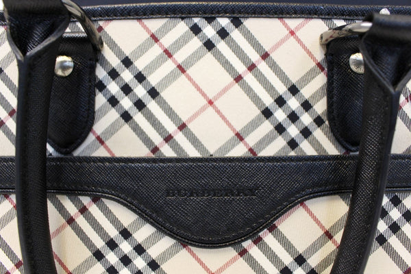 Burberry Shoulder Bag - BURBERRY Women Bag Check Plaid Jacquard  - strip