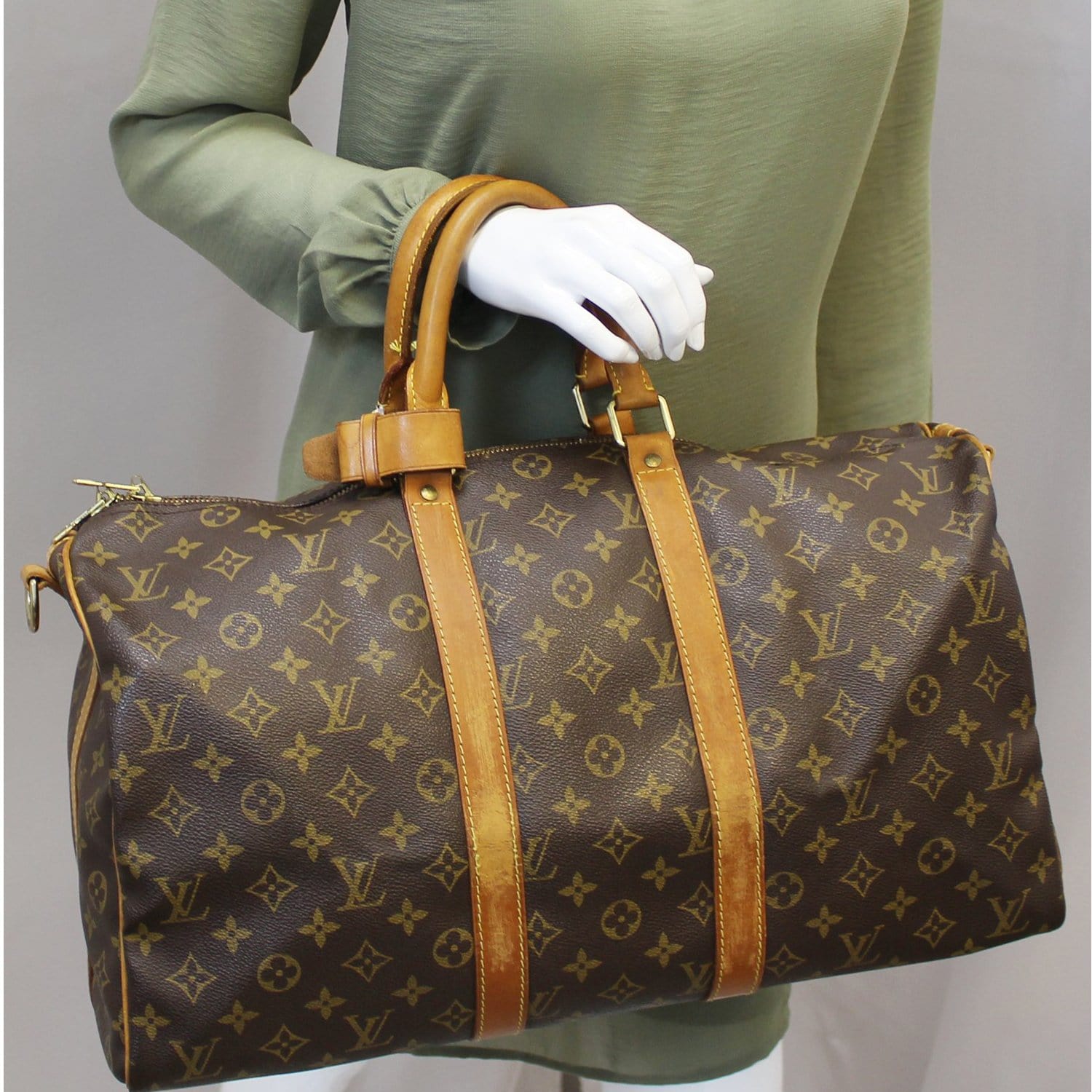 Louis Vuitton Keepall Bandouliere Monogram Size 45, Luxury, Bags