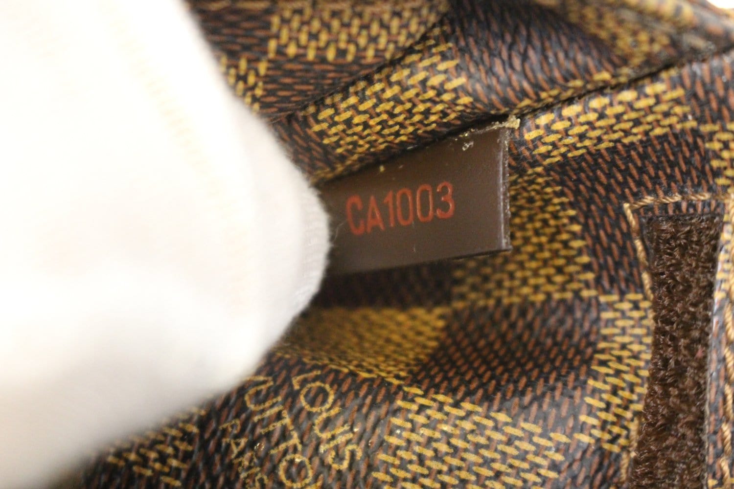 Louis Vuitton Geronimos Shoulder Bum Bag Damier Canvas N51994 Ca1003