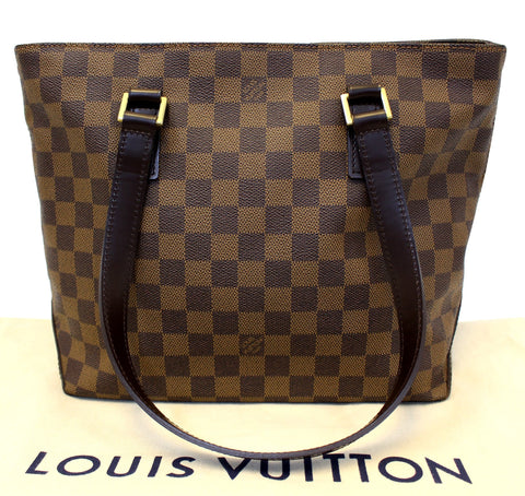 LOUIS VUITTON Cabas Piano Damier Ebene  Shoulder Bag
