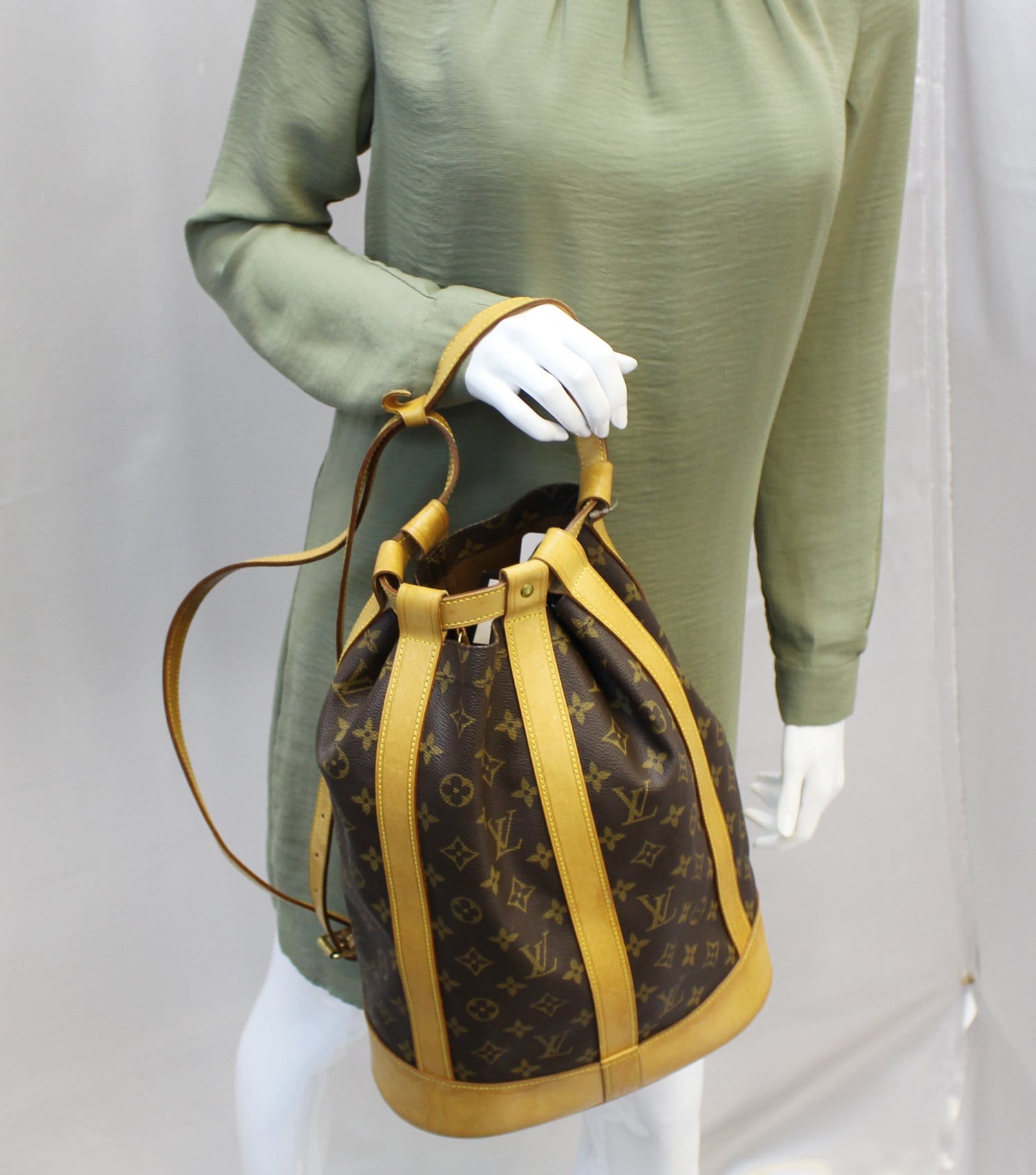 Authentic Vintage Louis Vuitton Monogram Randonee PM Backpack Bag