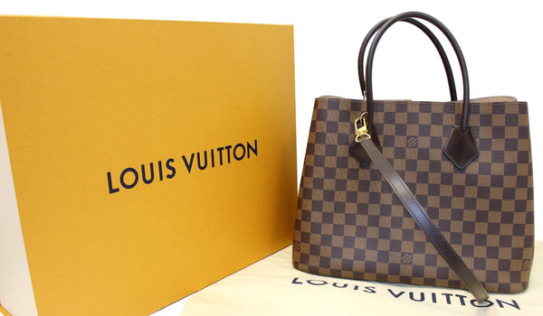 LOUIS VUITTON Kensington Damier Ebene Shoulder Handbag
