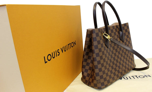 LOUIS VUITTON Damier Ebene Kensington Shoulder Handbag