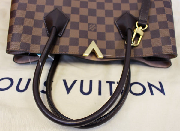 LOUIS VUITTON Damier Ebene Kensington Shoulder Handbag