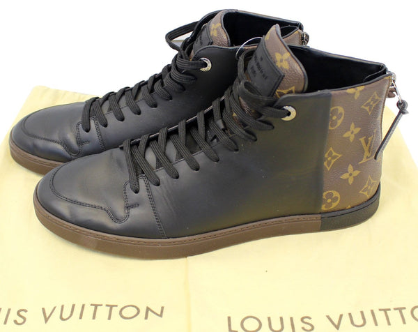 LOUIS VUITTON Monogram Line up Sneakers Size 10