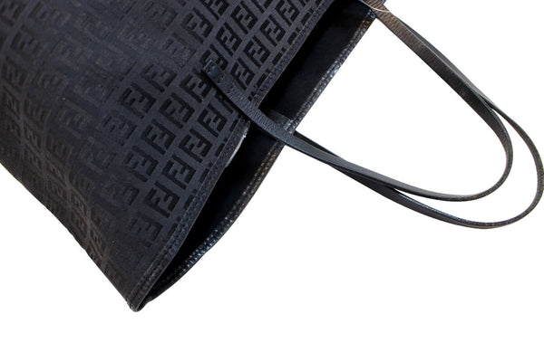 Fendi Zucca Tote Bag with Monogram Canvas Pouch - fendi strap