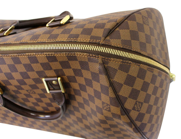 LOUIS VUITTON Damier Ebene Ribera GM Satchel Bag