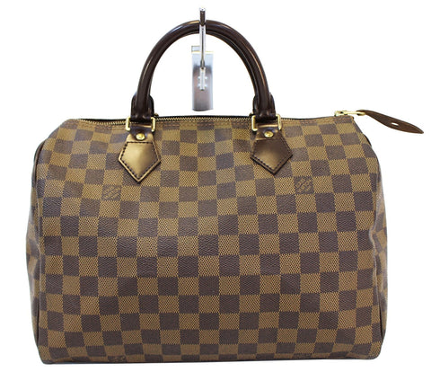 LOUIS VUITTON Damier Ebene Speedy 30 Handbag