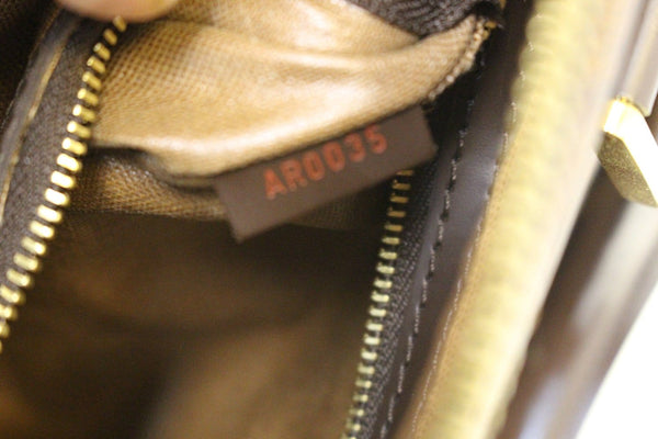 LOUIS VUITTON Damier Ebene Ribera GM Satchel Bag