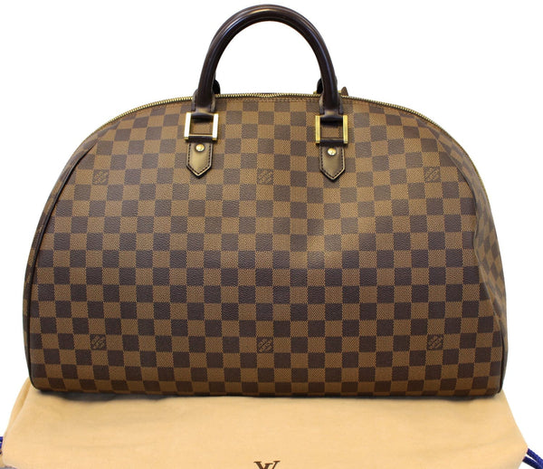 LOUIS VUITTON Damier Ebene Ribera GM Satchel Bag