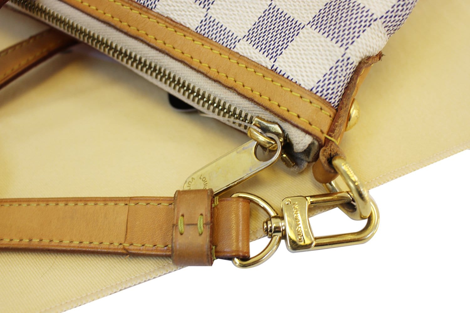 SOLD. Louis Vuitton Damier Azur Siracusa GM Bag. Very good condition. With  long strap and dust bag.