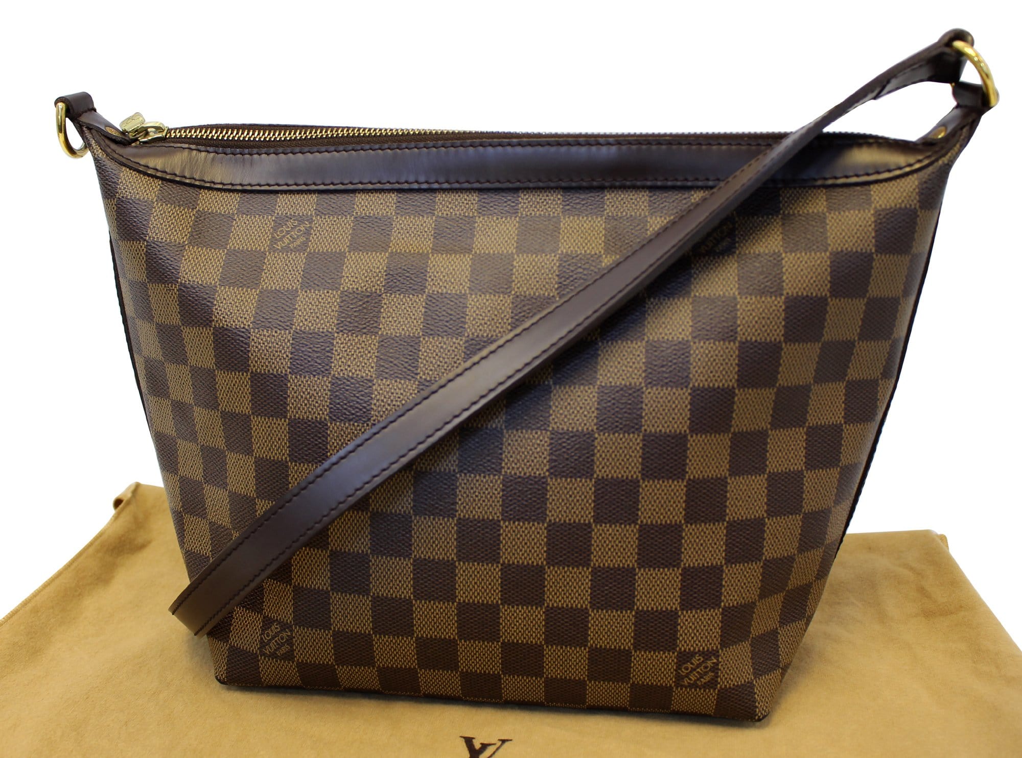 Louis Vuitton Damier Ebene Illovo PM - Brown Shoulder Bags