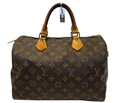 LOUIS VUITTON Monogram Speedy 30 Satchel Handbag