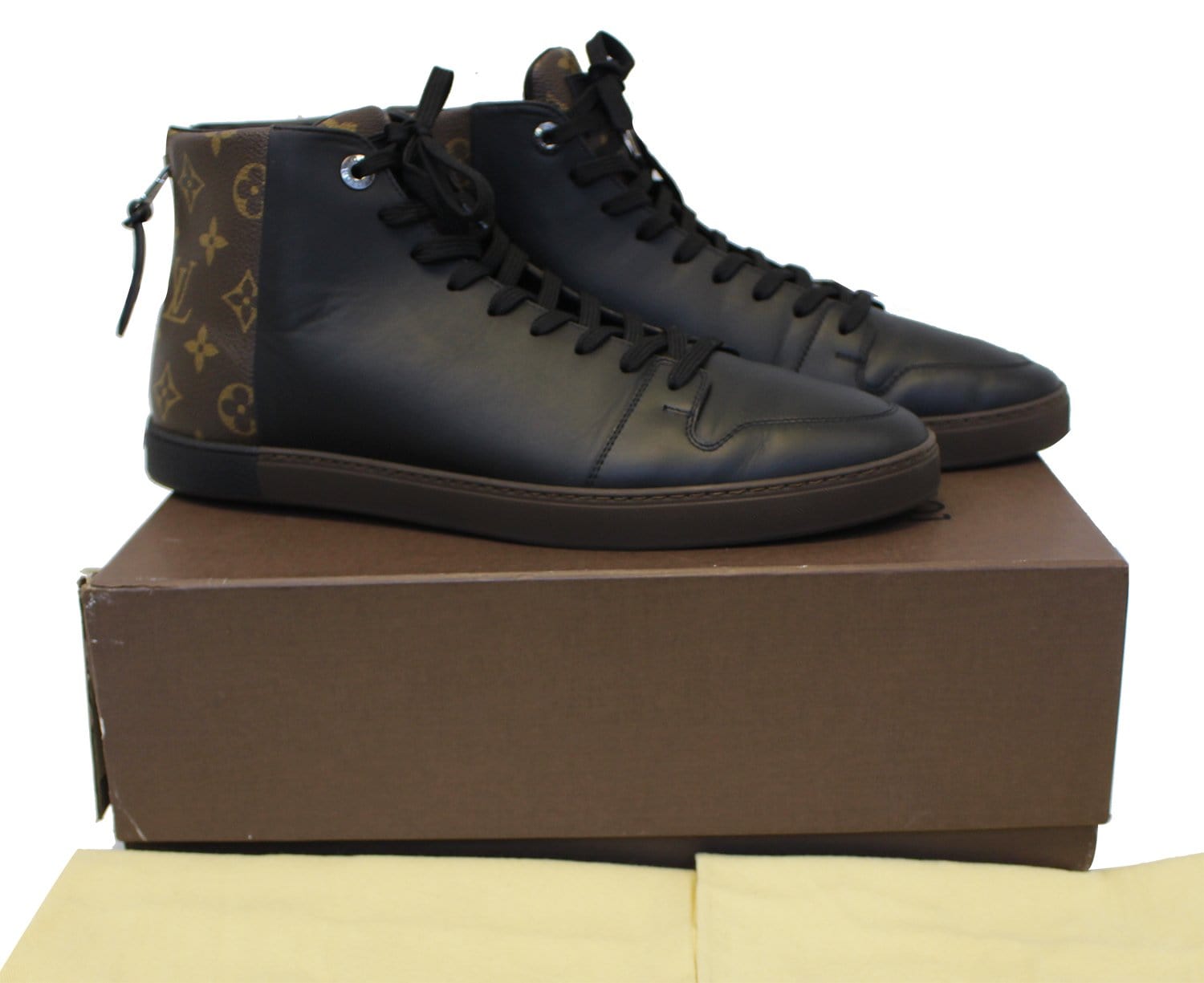 LOUIS VUITTON MENS monogram shoes size 10.5 MS0192 $400.00 - PicClick