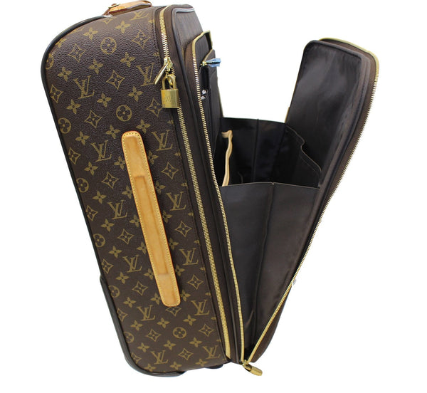 LOUIS VUITTON Monogram Canavs Pegase 55 Business Suitcase Travel Bag