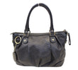 GUCCI Sukey Guccissima Top Handle Black Satchel Bag