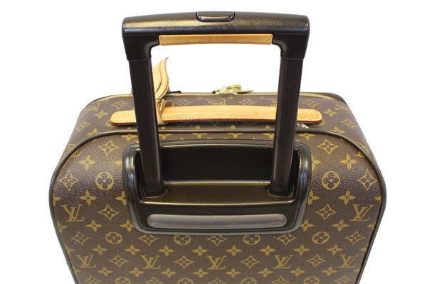 LOUIS VUITTON Monogram Canavs Pegase 55 Business Suitcase Travel Bag