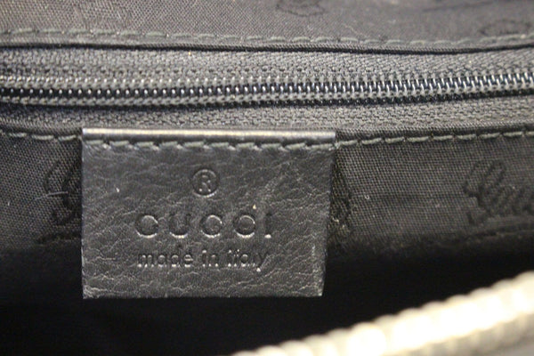 GUCCI Sukey Guccissima Top Handle Black Satchel Bag