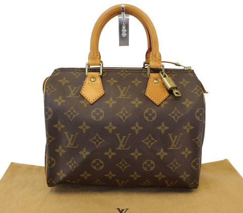 LOUIS VUITTON Monogram Canvas Speedy 25 Satchel Bag