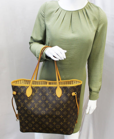 LOUIS VUITTON Monogram Canvas Neverfull MM Tote Bag
