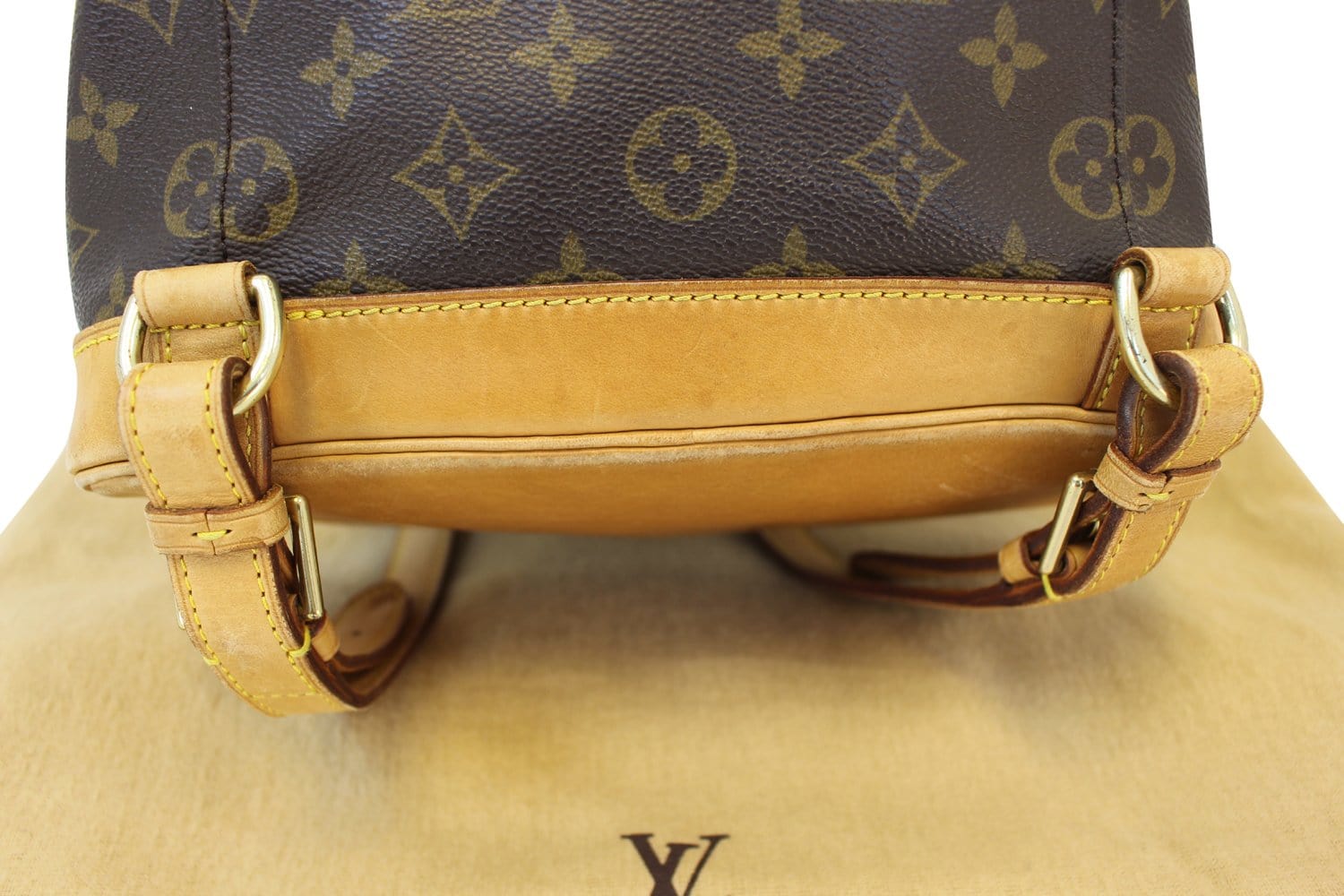 Louis Vuitton Montsouris Mm Monogram 5la511 Brown Coated Canvas Backpack, Louis  Vuitton