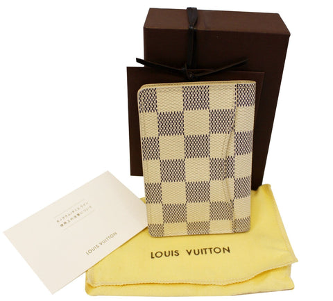 LOUIS VUITTON Damier Azur Organizer Du Posh Card Case
