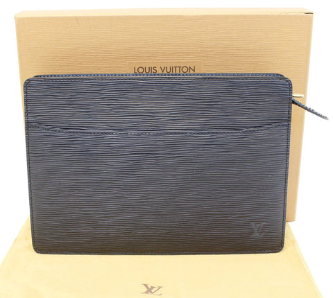 LOUIS VUITTON Epi Leather Pochette Homme Clutch