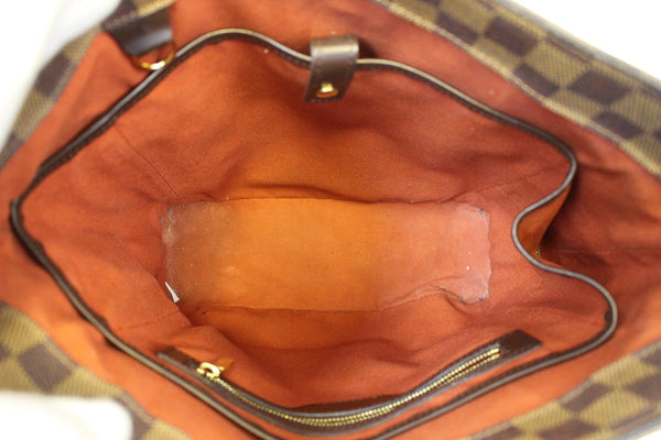 Louis Vuitton Cabas Mezzo Damier Ebene  Brown Tote Bag - interior