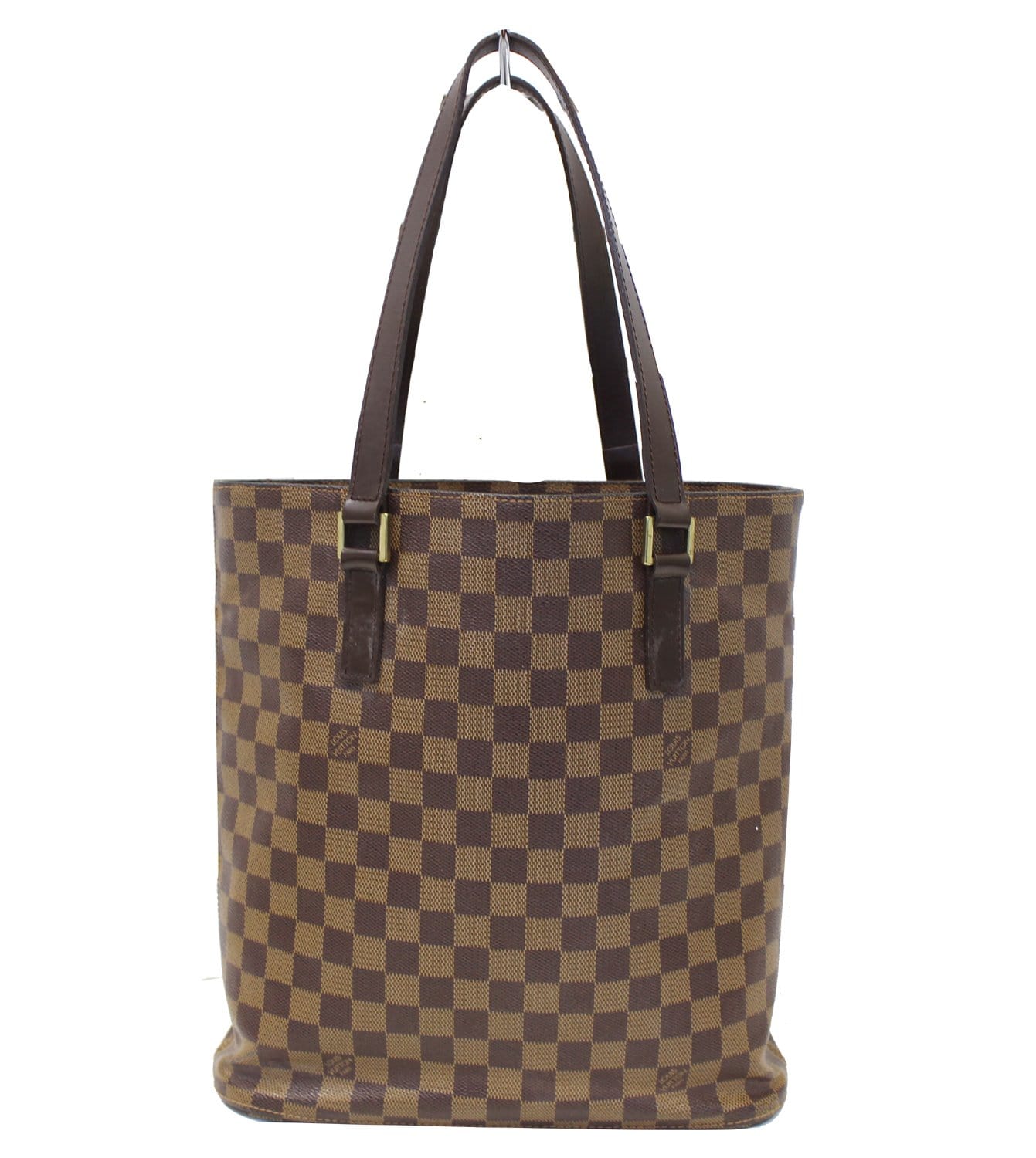 Louis Vuitton Mezzo Brown Canvas Tote Bag (Pre-Owned)