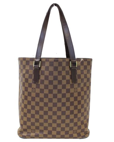 LOUIS VUITTON Cabas Mezzo Damier Ebene  Brown Tote Bag