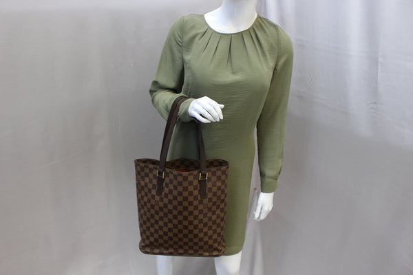 Louis Vuitton Cabas Mezzo Damier Ebene  Brown Tote Bag for women