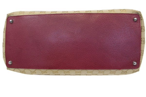 Gucci Eclipse - Gucci GG Canvas - Gucci Tote Bag in red leather