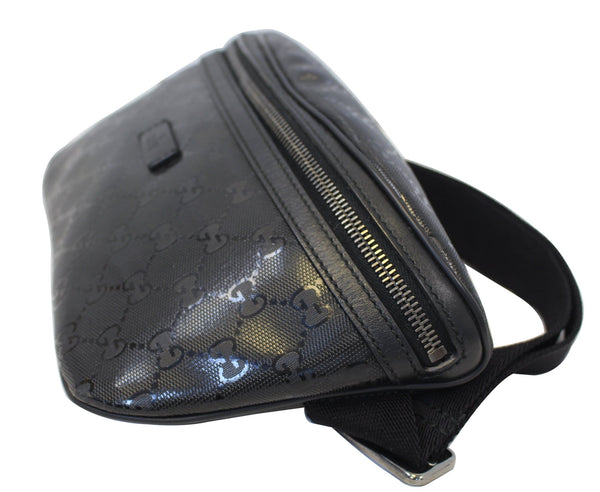 GUCCI GG Imprime Monogram Waist Bum Bag Black 233269