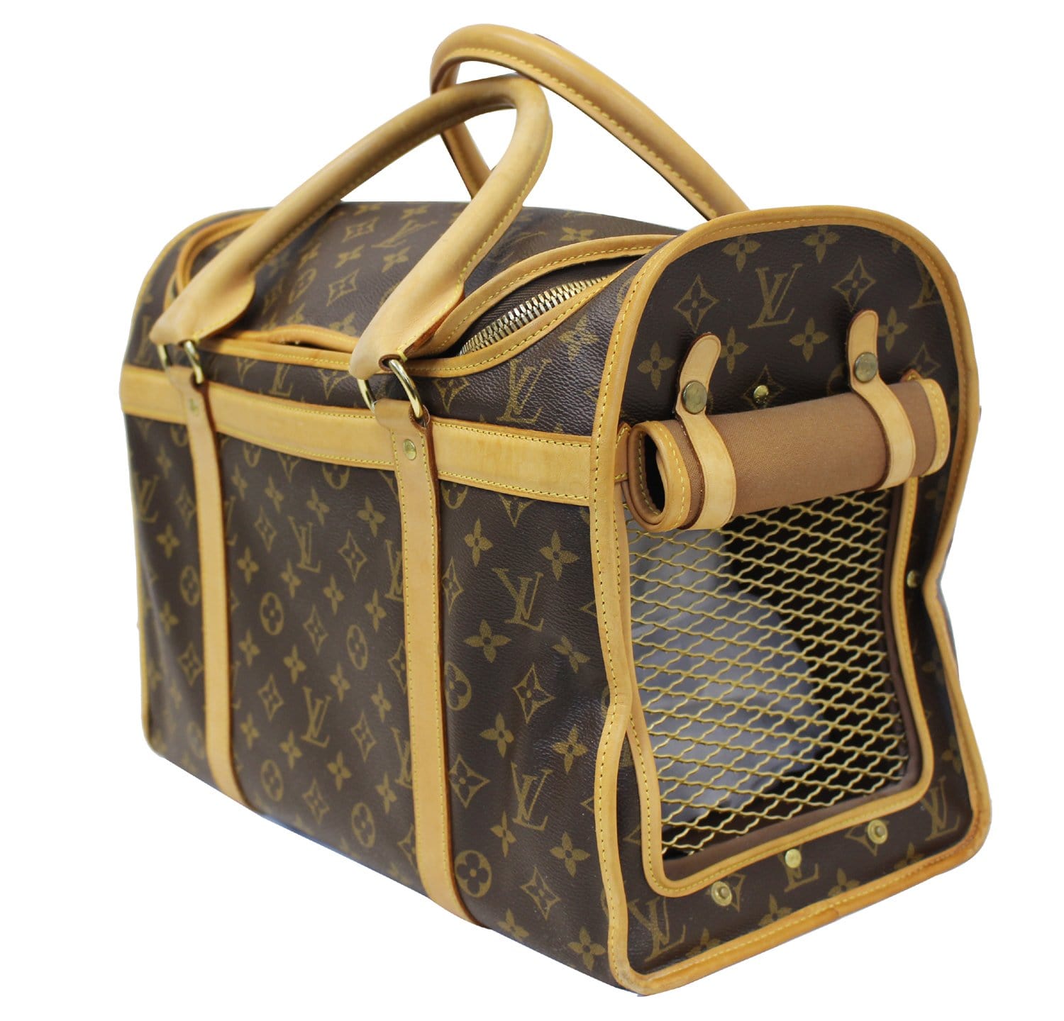 Louis Vuitton Monogram Porte Cles Animal Dog Bag Charm MP1995 Used
