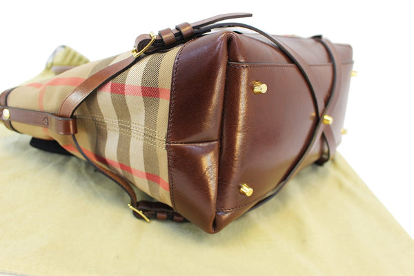 BURBERRY Handbags Marta Check Canvas | BURBERRY Diaper Bag women