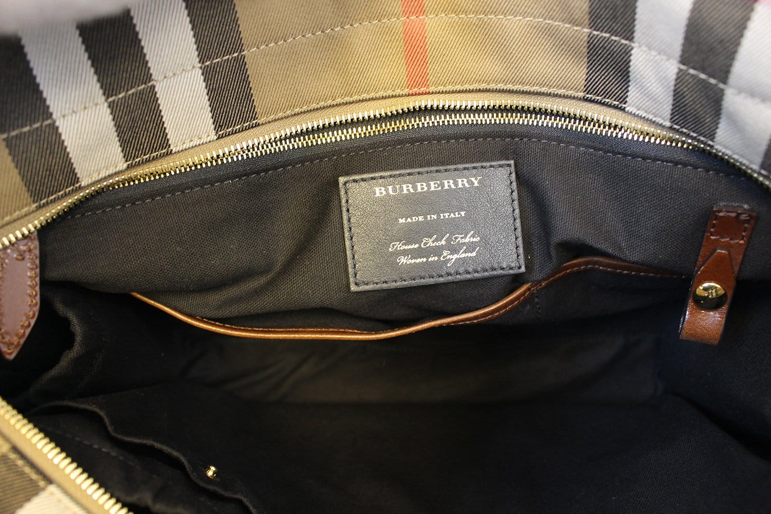 BURBERRY Handbags Marta Check Canvas