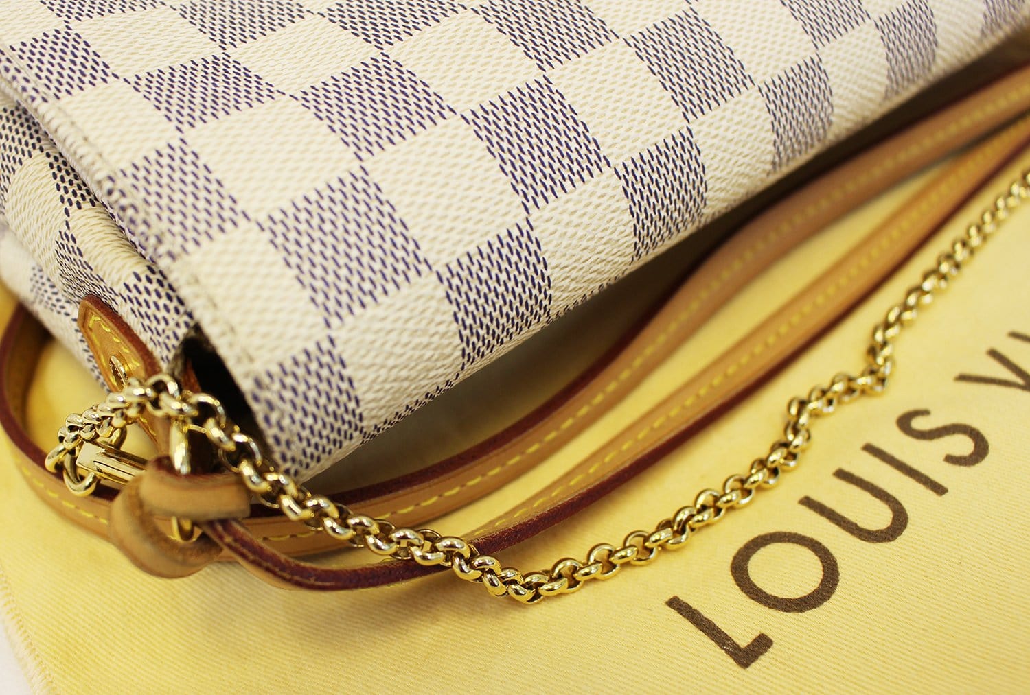 Louis Vuitton Authentic Damier Azure logo canvas Zippy mini crossbody bag  gold Multiple - $240 (81% Off Retail) - From Liv