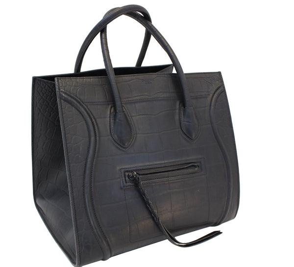 Celine Handbags - Celine Black Phantom Bag Embossed - pure leather