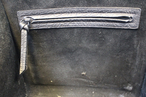 Celine Handbags - Celine Black Phantom Bag Embossed - inside look