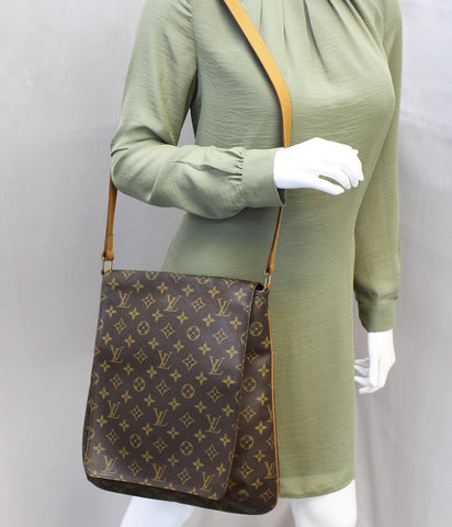 LOUIS VUITTON Musette Salsa GM Monogram Crossbody Shoulder Bag