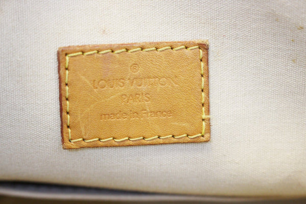Louis Vuitton Alma GM Monogram Vernis Satchel Bag- Label