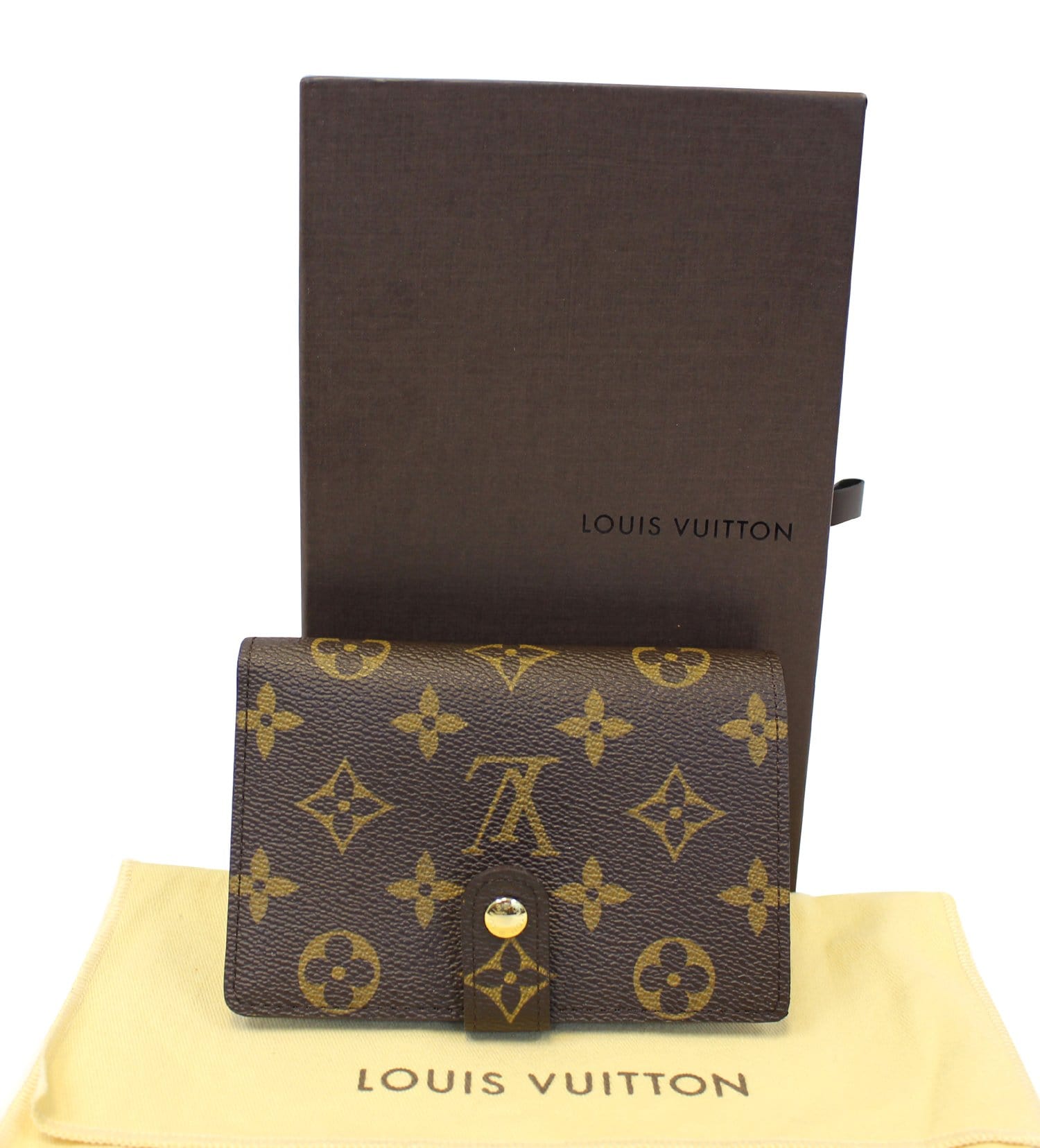 LOUIS VUITTON Vintage French Kisslock Wallet | Monogram | Date Code: SD0084