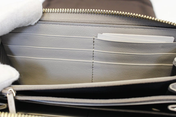 GUCCI Patent Microguccissima Nice Zip Around Wallet 309758