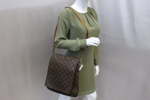 LOUIS VUITTON Musette Salsa GM Monogram Crossbody Shoulder Bag