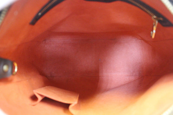 LOUIS VUITTON Damier Ebene Looping GM Shoulder Bag