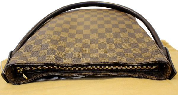 LOUIS VUITTON Damier Ebene Looping GM Shoulder Bag